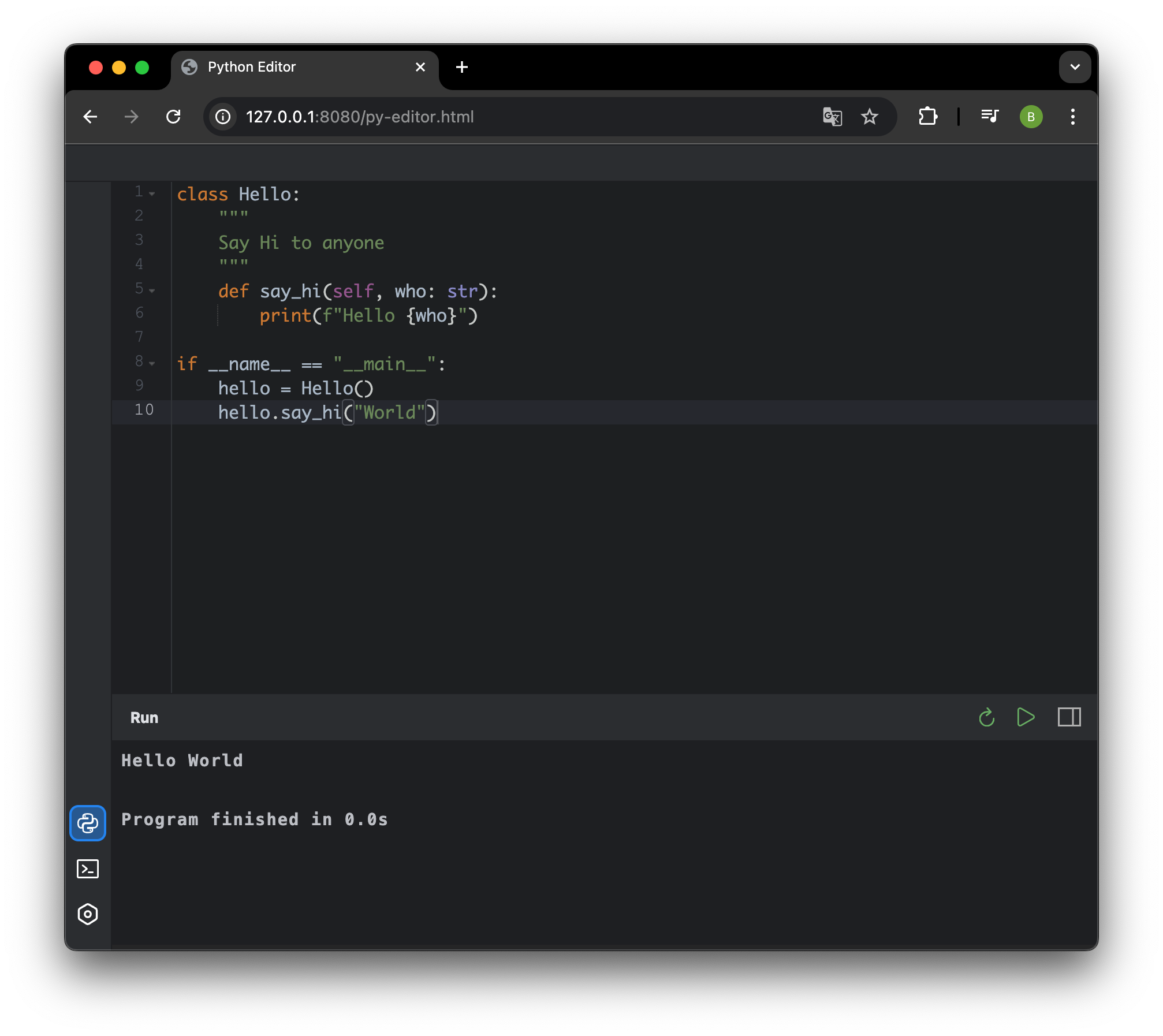 Dark Theme